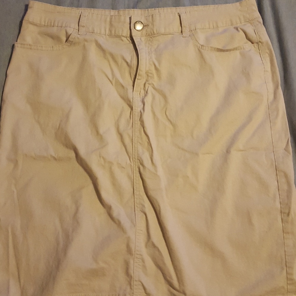 Beige Skirt
